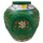 Aardewerk bloemenvaas green