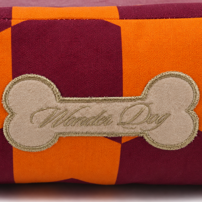 Hondenmand Geo Wings paars/ oranje