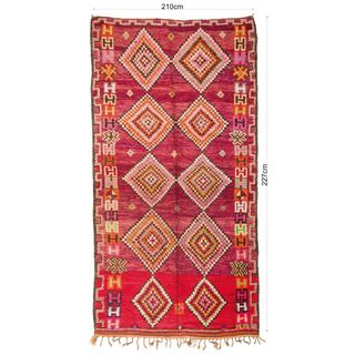 Mguild vloerkleed warm 210 x 227 cm