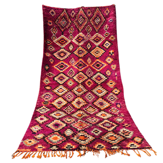 Marokkaans kleed paars 330 x 160 cm
