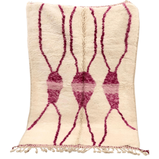 Berber vloerkleed Beige pink 245 x 170cm