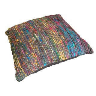 Kussen zijde kleurrijk