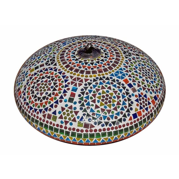 Oosterse plafonniere mozaïek multicolor design