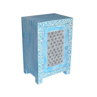 Oosters  nachtkastje blauw