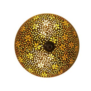 Plafonniere gouden bloemen