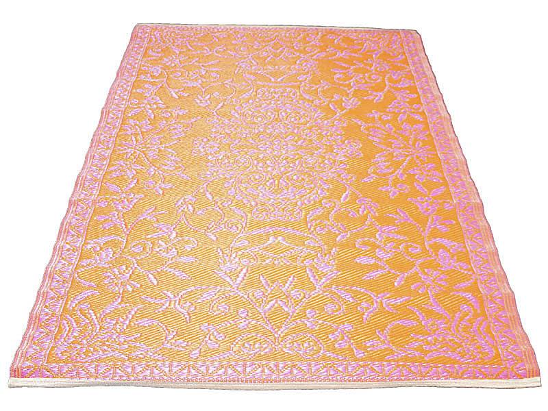 Wonder Rugs Oranje roze buitenkleed oosters design