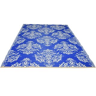 Blauw flower buitenkleed