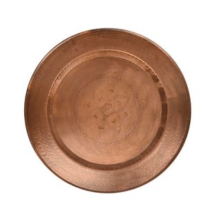 Ooster dienblad koper