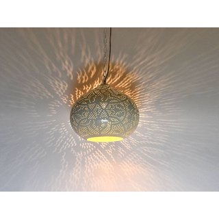 Witte filigrain hanglamp