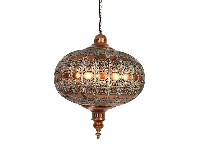 Hanglamp oosters koper look