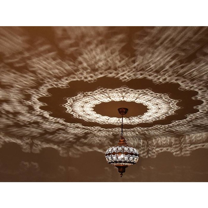 Hanglamp oosters koper look