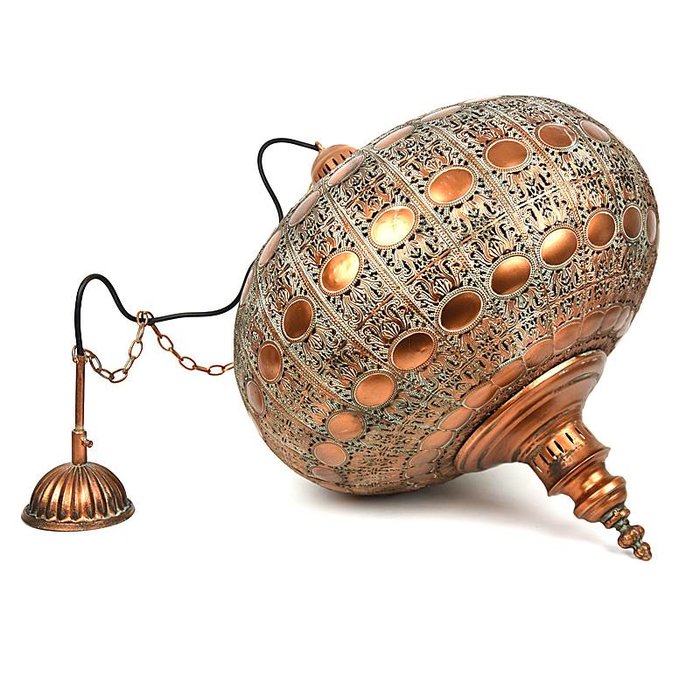 Hanglamp oosters koper look