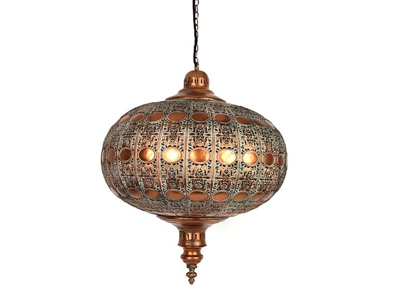 Hanglamp oosters koper look