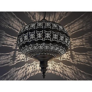 Hanglamp zilver sparkle