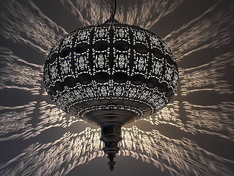 Hanglamp zilver sparkle filigrain Merel in Wonderland