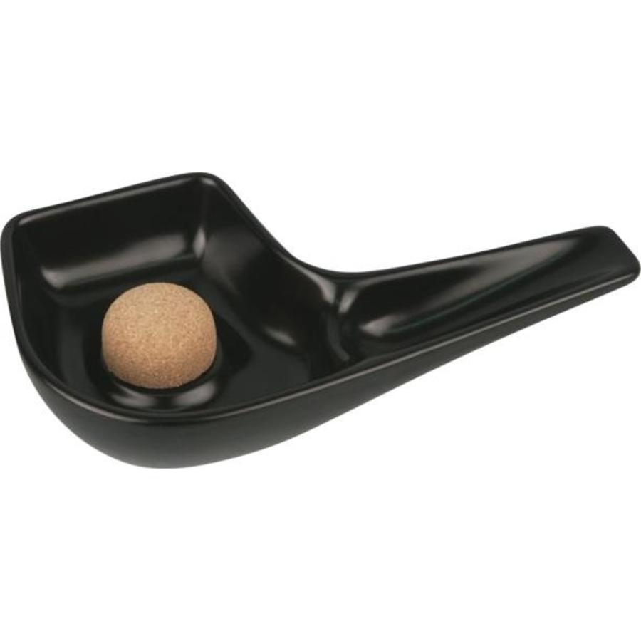 Pipe Ashtray Black Pipe Shape