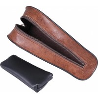 Nappa Pipe Pouch for 1 pipe Dark Brown