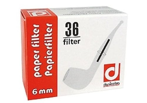 Denicotea Pipe Filter 6 mm. 