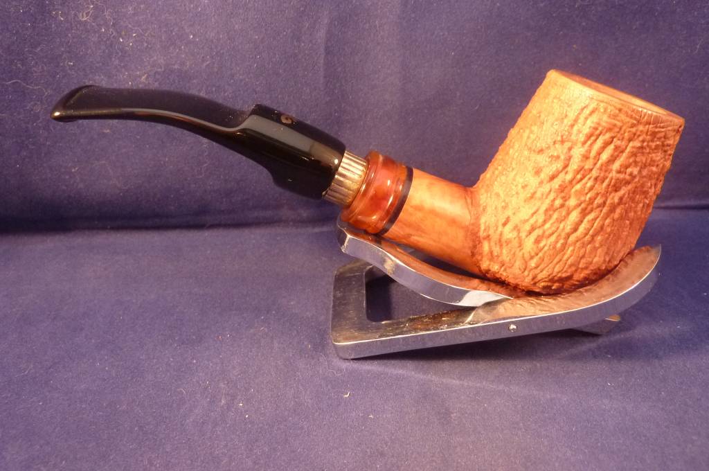 Pipe Luigi Viprati Rusticated Naturale - Haddocks Pipeshop