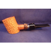 Pipe Luigi Viprati Rusticated with Ring