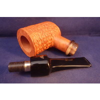 Pipe Luigi Viprati Rusticated with Ring