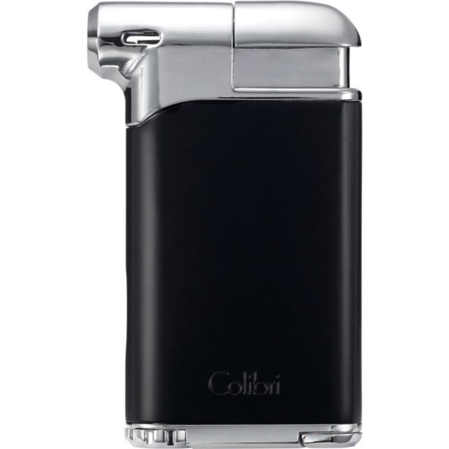Pipe Lighter Colibri Pacific Black Chrome Haddocks