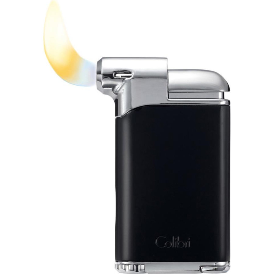 Pijpaansteker Colibri Pacific Black Chrome