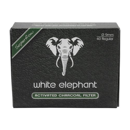 White Elephant Active Charcoal Filter 9 mm. (40) 