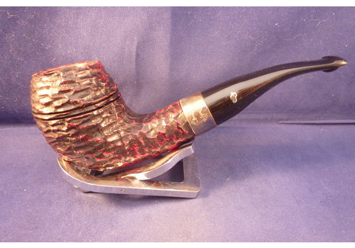 Pipe Peterson Sherlock Holmes Deerstalker Rusticated 