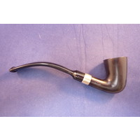 Pipe Peterson Silver Mounted Calabash Ebony