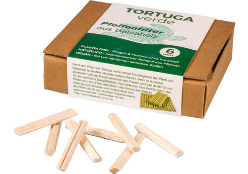 Tortuga Balsa Filter 6 mm. 68 pcs. 