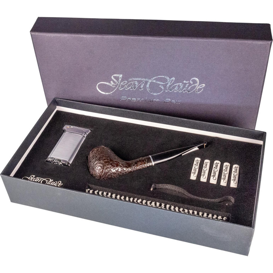 Starterset Pipe Jean Claude Premium Set Straight Rustic