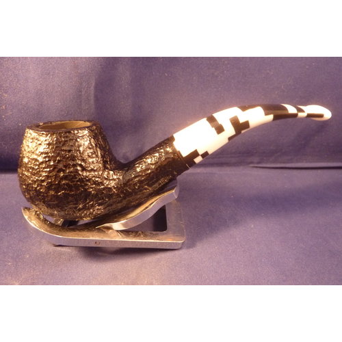 Pijp Savinelli Pulcinella Rustic Black 