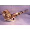 Peterson Pijp Peterson House Pipe Rusticated Billiard