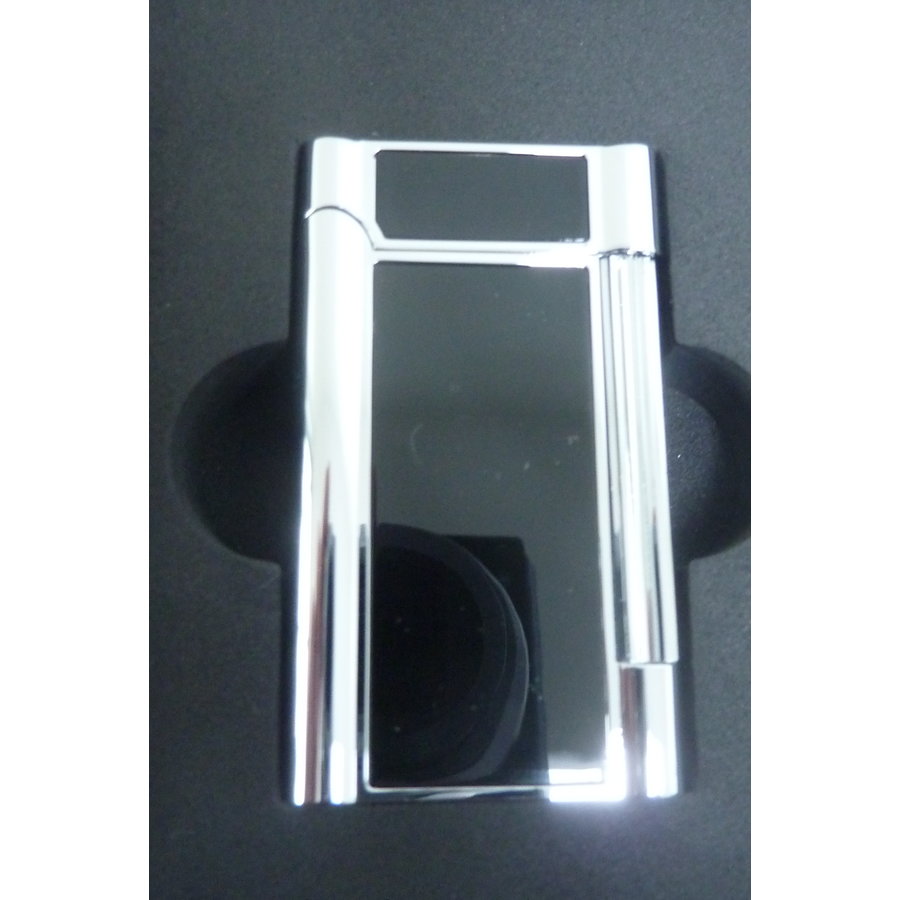 Pipe Lighter Barling Baron Chrome Black