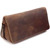 Guy Janot Guy Janot Leather Pipe Pouch for 2 pipes Brown