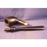 Pipe Peterson Belgique Ebony Silver Mounted