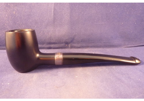 Pipe Peterson Ebony Silver Mounted Barrel 