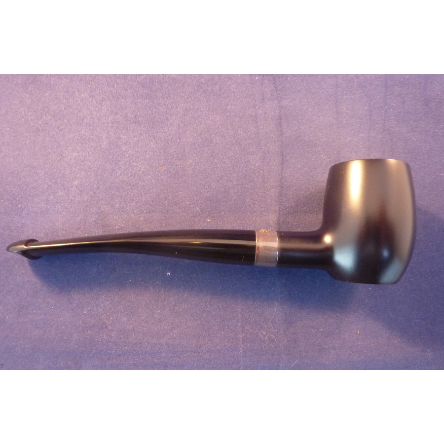 Pipe Peterson Ebony Silver Mounted Barrel