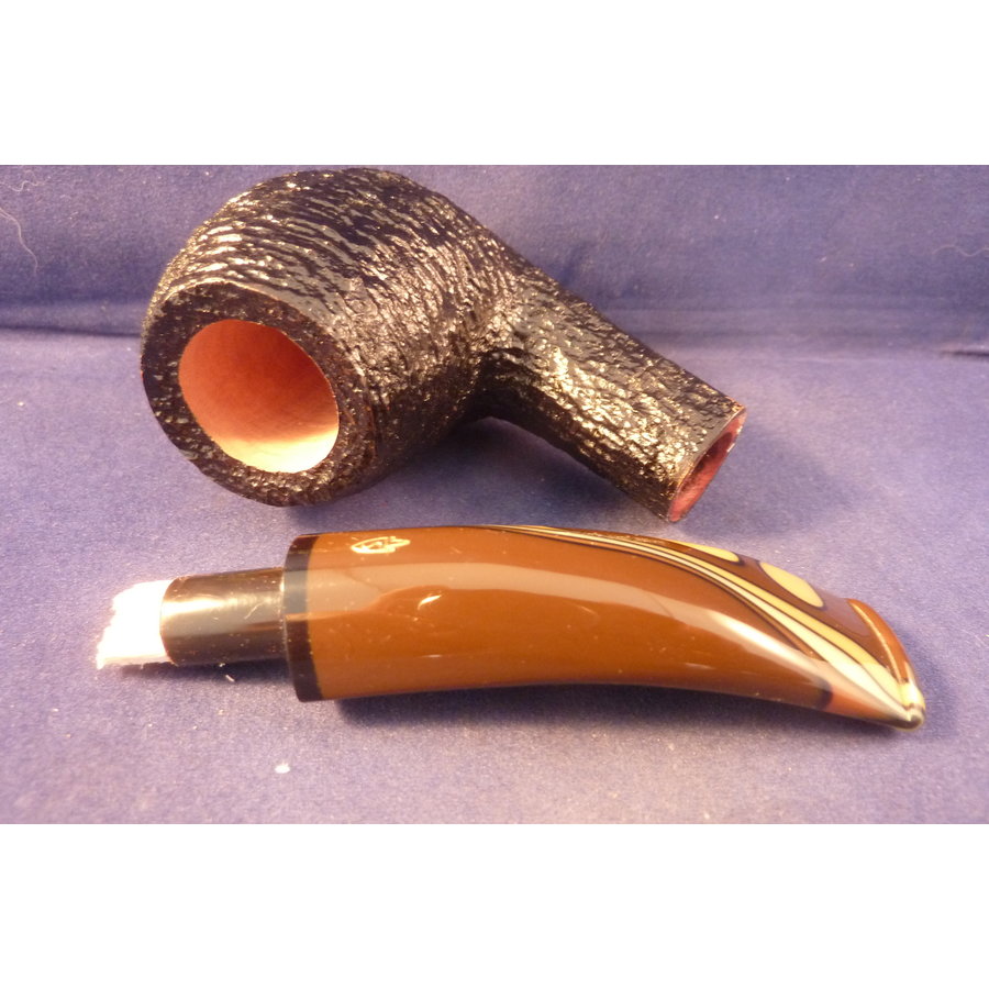 Pijp Savinelli Paloma Rustic Black 677