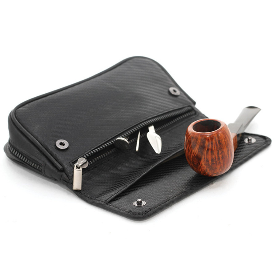 Chacom Pipe Pouch for 2 pipes Carbon Black