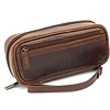 Guy Janot Guy Janot Leather Pipe Pouch for 2 pipes Bourbon