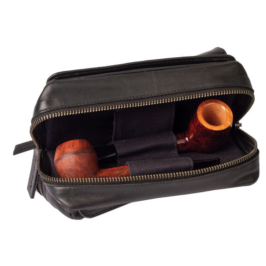 Chacom Pipe Pouch for 2 pipes Black