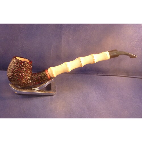 Pijp Mastro Geppetto Rusticated with Bamboo 