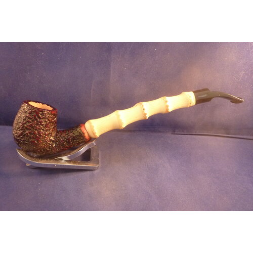 Pipe Mastro Geppetto Rusticated with Bamboo 