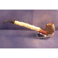 Pipe Mastro Geppetto Rusticated with Bamboo