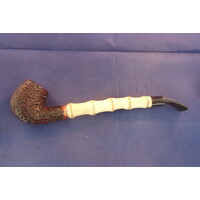 Pipe Mastro Geppetto Rusticated with Bamboo