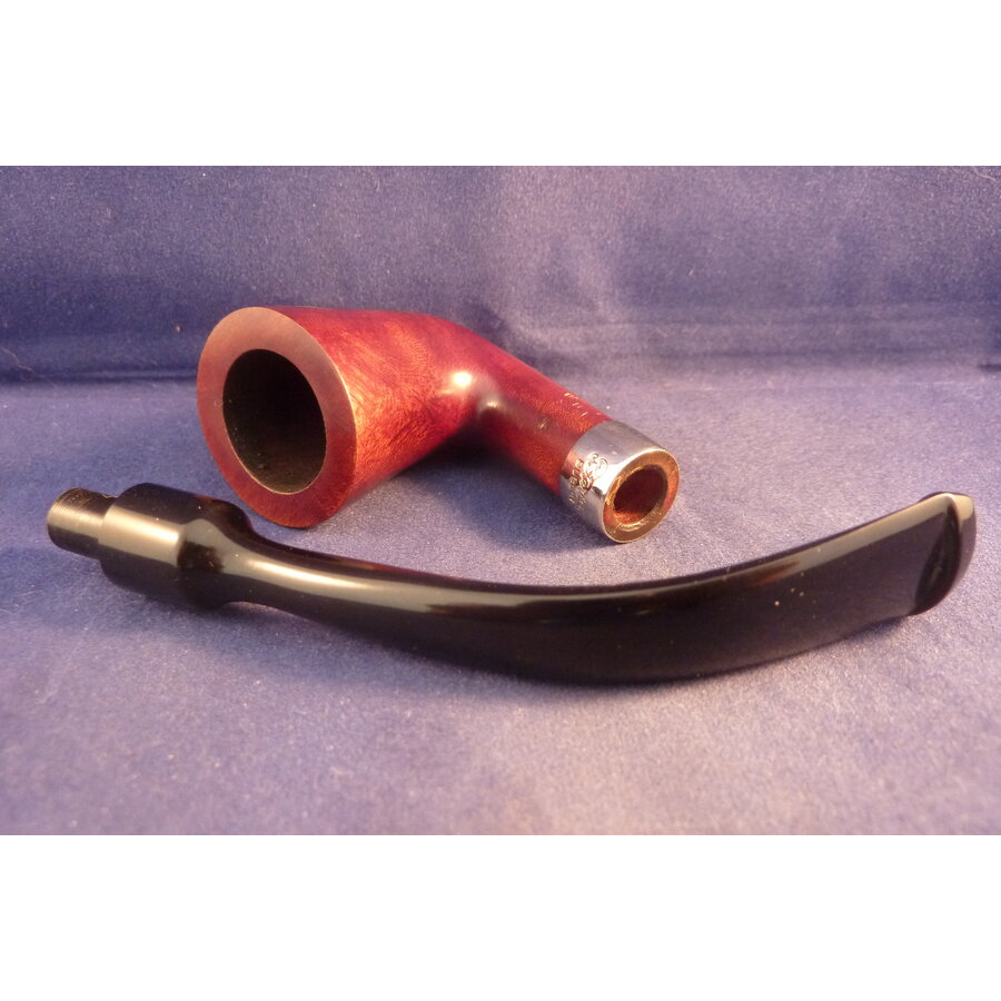 Pipe Peterson Speciality Smooth Nickel Mounted Calabash