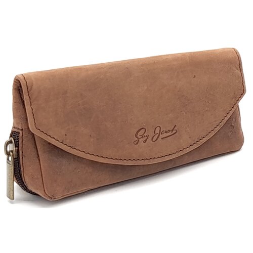 Guy Janot Leather Pipe Pouch for 1 pipe Scotland Red 