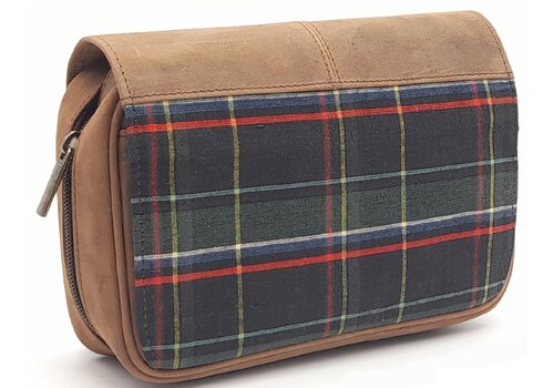 Guy Janot Leather Pipe Pouch for 4 pipes Scotland Green 